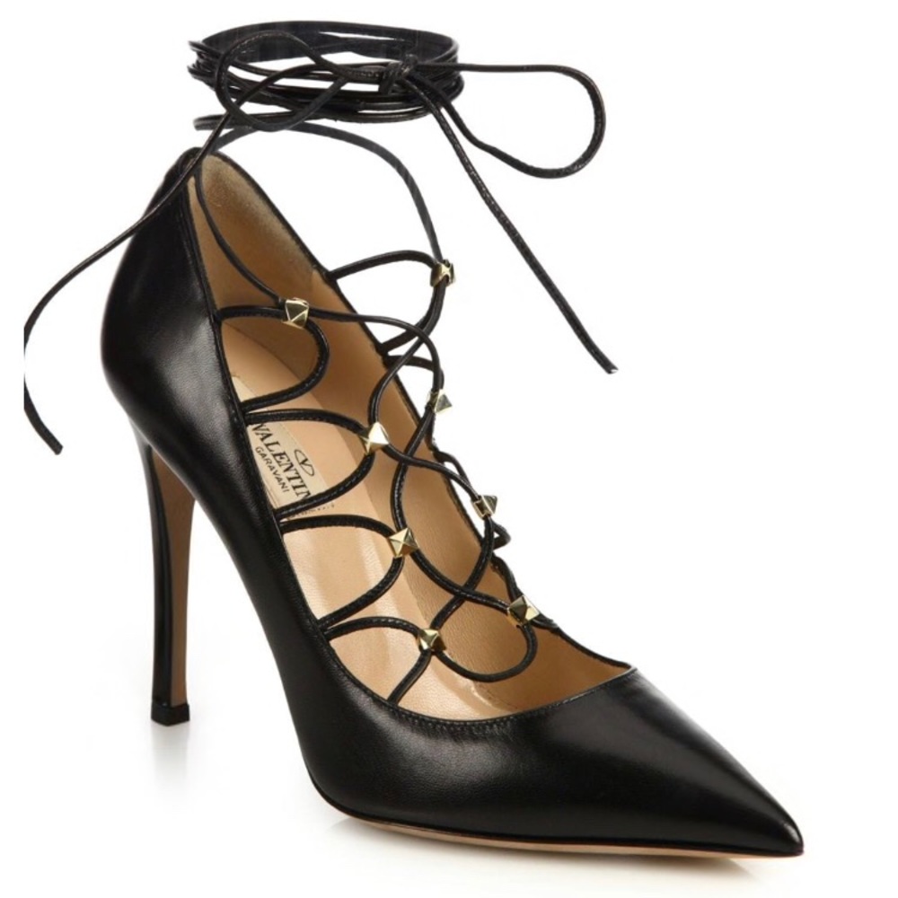 Valentino lace up pumps